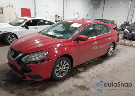 2018 Nissan Sentra Sv z USA, uszkodzony, nr VIN 3N1AB7AP5JY262710